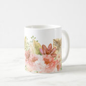 Embrace Bohemisch Charm: Boho Blume Kaffeetasse (VorderseiteRechts)