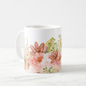 Embrace Bohemisch Charm: Boho Blume Kaffeetasse (Vorderseite Links)