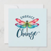 Embrace Change - Artistic Dragonfly (Vorderseite)