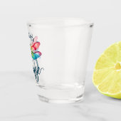 Embrace Change - Artistic Dragonfly Schnapsglas (Rechts)