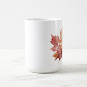 "Embrace Change" Fall Maple Leaf Tasse (Mittel)