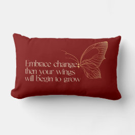 Embrace Change Lumbar Pillow Lendenkissen
