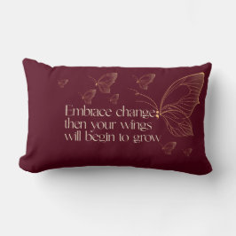 Embrace Change Lumbar Pillow Lendenkissen