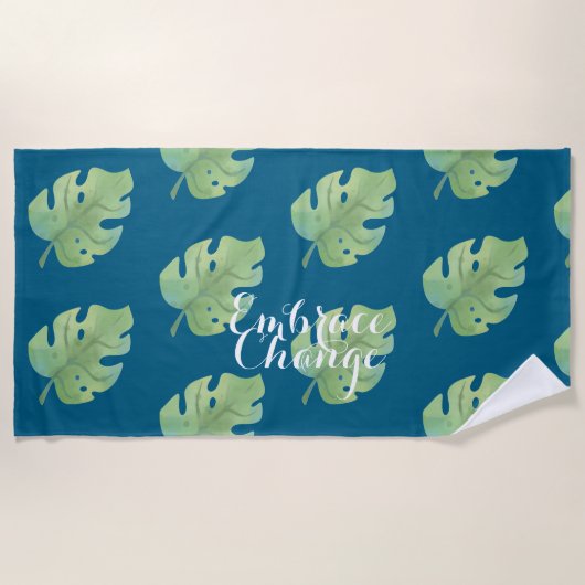Embrace Change Strandtuch (Vorderseite)