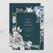 Embrace Condolence Card Einladung (Vorne/Hinten)