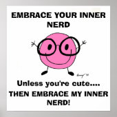 EMBRACE DEIN INNER NERD Poster (Vorne)