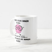 EMBRACE DEINE INNER NERD Tasse (Vorderseite Links)