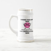 EMBRACE DEINEN NERD Stein Bierglas (Links)