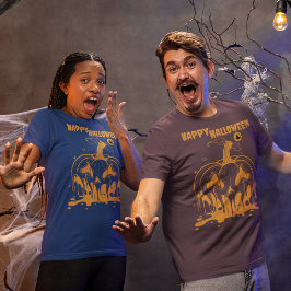 Embrace den Geist von Halloween, seinen spöttische T-Shirt