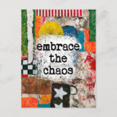 Embrace der Chaos-Postkarte Postkarte (Vorderseite)