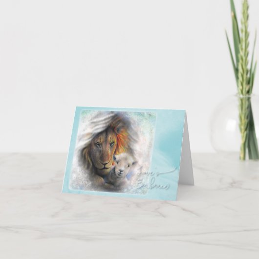 "Embrace der Liebe", geflochtene Note Card (Vorderseite)