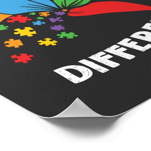 Embrace Differenzen Neuro-Diversity Autismus Poste Poster (Ecke)