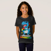Embrace Differenzen T Rex Dinosaur Autismus Awaren T-Shirt (Vorne ganz)