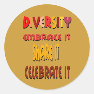 Embrace Diversity Sticker