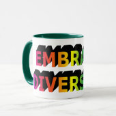 Embrace Diversity Tasse (Vorderseite Links)