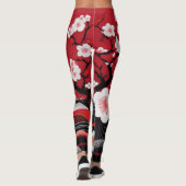 Embrace Elegance: Leggings des japanischen Kirschb (Rückseite)