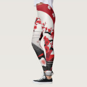 Embrace Elegance: Leggings des japanischen Kirschb (Links)