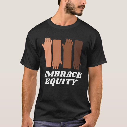 Embrace Equity Happy International Women s Day Cha T-Shirt (Vorderseite)