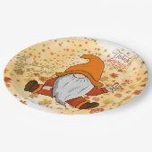 Embrace Erntedank: Kommen Sie zusammen zu feiern! Pappteller (Schrägansicht)