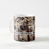 EMBRACE FEHLER. Bodybuilding Workout Motivierend Kaffeetasse (Vorderseite Links)