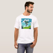 Embrace Fishing Over the Daily Grind T-Shirt (Vorne ganz)