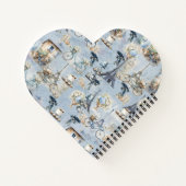 Embrace Französisch Land leben in Raffined Pale Bl Notizblock (Rückseite)