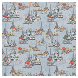 Embrace Französisch Land leben in raffiniertem, bl Stoff