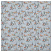 Embrace Französisch Land leben in raffiniertem, bl Stoff (Muster)