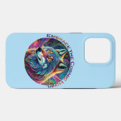 Embrace für den kosmischen Howl Wolf Case-Mate iPhone Hülle (Rückseite (Horizontal))
