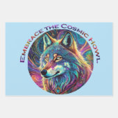 Embrace für den kosmischen Howl Wolf Geschenkpapier Set (Vorderseite 3)