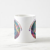 Embrace für den kosmischen Howl Wolf Kaffeetasse (Mittel)