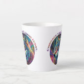 Embrace für den kosmischen Howl Wolf Milchtasse (Vorderseite)