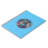 Embrace für den kosmischen Howl Wolf Notizblock (Linke Seite)