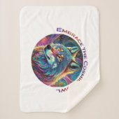 Embrace für den kosmischen Howl Wolf Sherpadecke (Vorderseite)