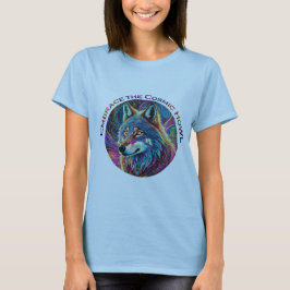 Embrace für den kosmischen Howl Wolf T-Shirt