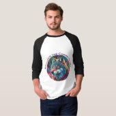 Embrace für den kosmischen Howl Wolf T-Shirt (Vorne ganz)