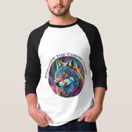 Embrace für den kosmischen Howl Wolf T-Shirt