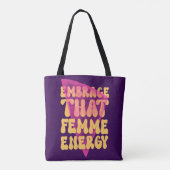 Embrace für die Femme Energy Tote Tasche (Rückseite)