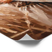 Embrace Him, Christian Art, Jesus Hugging Man, Jes Poster (Ecke)