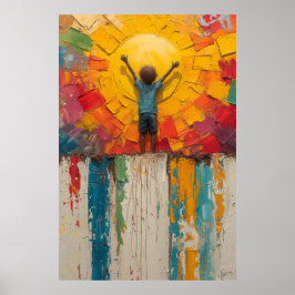 Embrace Horizon: Kindlike Wonder Poster