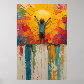 Embrace Horizon: Kindlike Wonder Poster