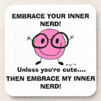 EMBRACE IHRE INNER NERD Untersetzer - Set von 6
