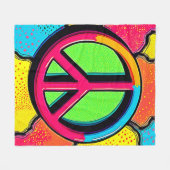 Embrace Inner Peace & Joy Fleecedecke (Vorderseite (Horizontal))
