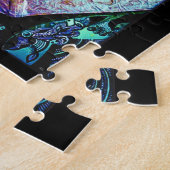 Embrace Interracial Paar umarmte Kunstwerke Puzzle (Seite)