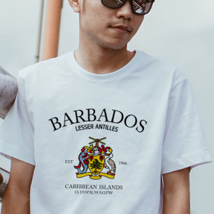 Embrace Island Prix mit Barbados Flag T - Shirt