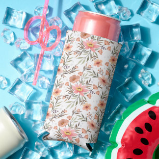 Embrace Joy: farbenfrohe Boho-Blume Selters Dosenkühler