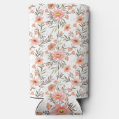 Embrace Joy: farbenfrohe Boho-Blume Selters Dosenkühler (Rückseite)