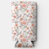 Embrace Joy: farbenfrohe Boho-Blume Selters Dosenkühler (Vorderseite)