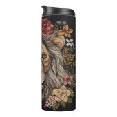 Embrace Majestät und Power mit unserem Löwen Thermosbecher (Nach rechts gedreht)