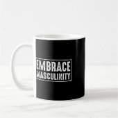 Embrace Masculinity Men Gym Kaffeetasse (Links)